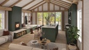 Ambiance Elegance 30 Rectangular Built-In Wood Fireplace