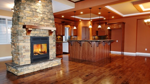 [UW0510] Ambiance Elegance 42 ST Arched Built-In Wood Fireplace