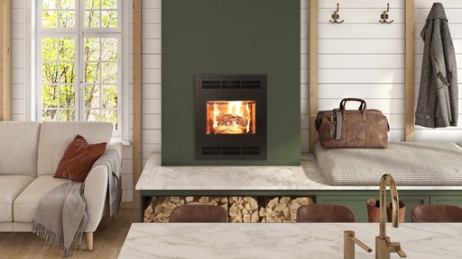 [UW0400] Ambiance Elegance 30 Rectangular Built-In Wood Fireplace